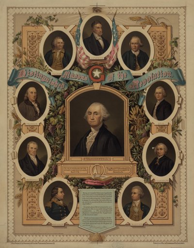 Distinguished Masons of the Revolution by American School